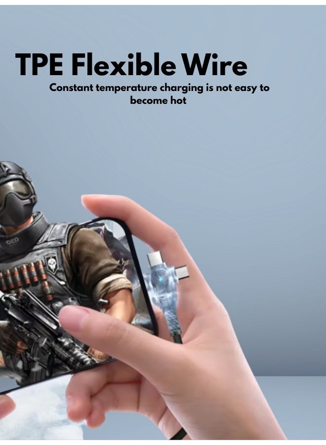 3-in-1 USB Type C Charger Wire for iPhone 15 14 Android Type-C Mobile Phone Data Cord Cables USB Micro Fast Charging Cable - Image 5