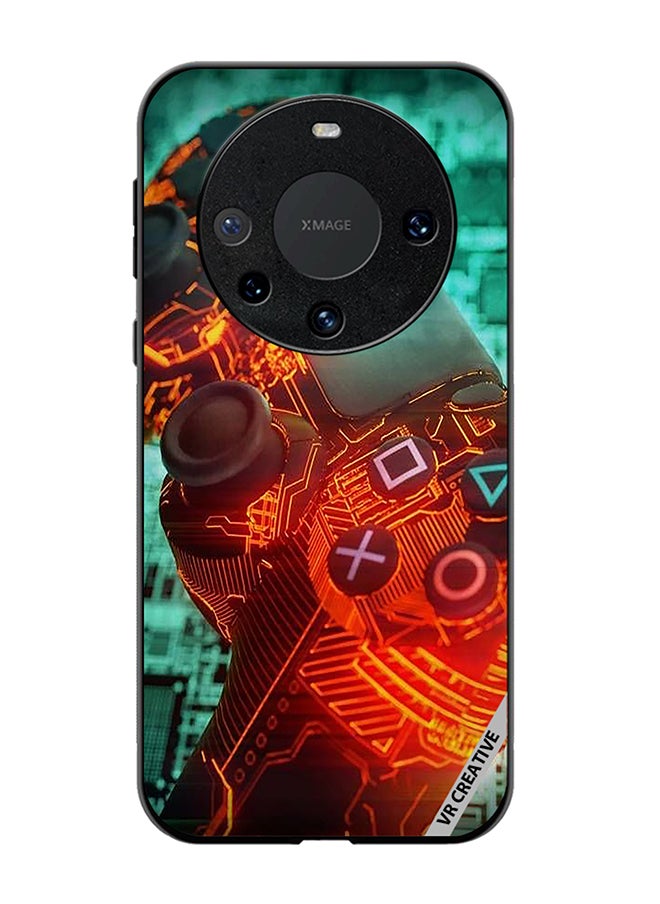 VR CREATIVE Protective Case Cover For Huawei Mate 60 Pro Ps4 Controller Design Multicolour  - Image 1