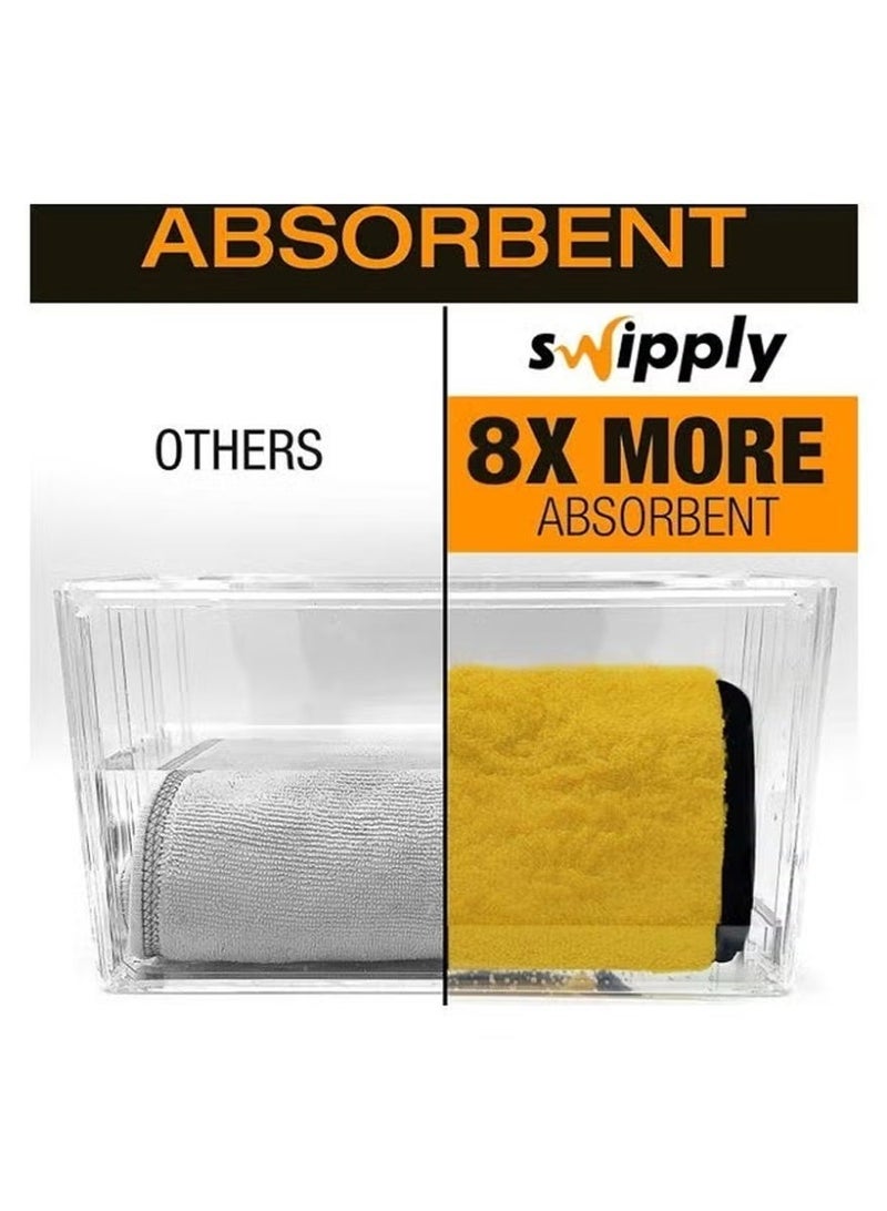 lebonaer Car Towel Microfiber Cleaning Cloth Pack of 3 with Washing Sponge- Multipurpose Towel for Washing Drying Dusting - Image 5