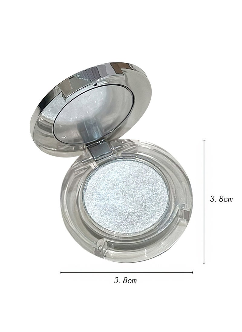 Faiccia Diamond Glow Silver Highlighter – Multi-Use Shimmer for Eyes, Cheeks & Collarbone  - Image 3