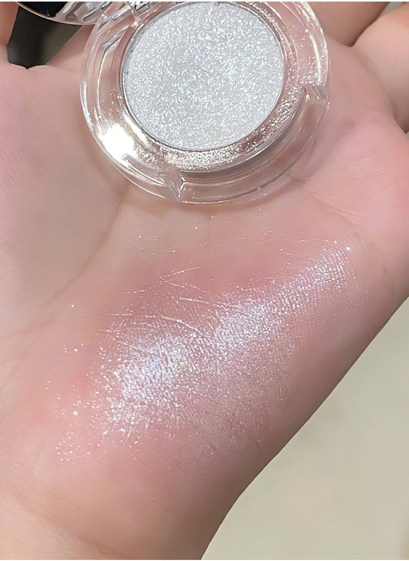 Faiccia Diamond Glow Silver Highlighter – Multi-Use Shimmer for Eyes, Cheeks & Collarbone  - Image 4