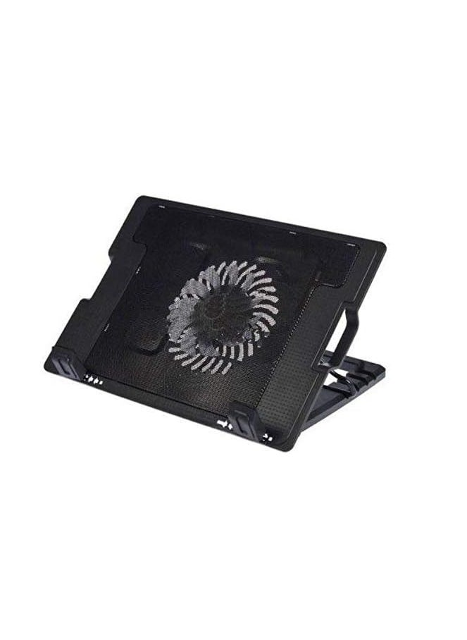 Generic Laptop Stand with 2 USB Cooling Fans for Laptop Macbook with LED Light Port and Cooling Fan Holder  - Image 3