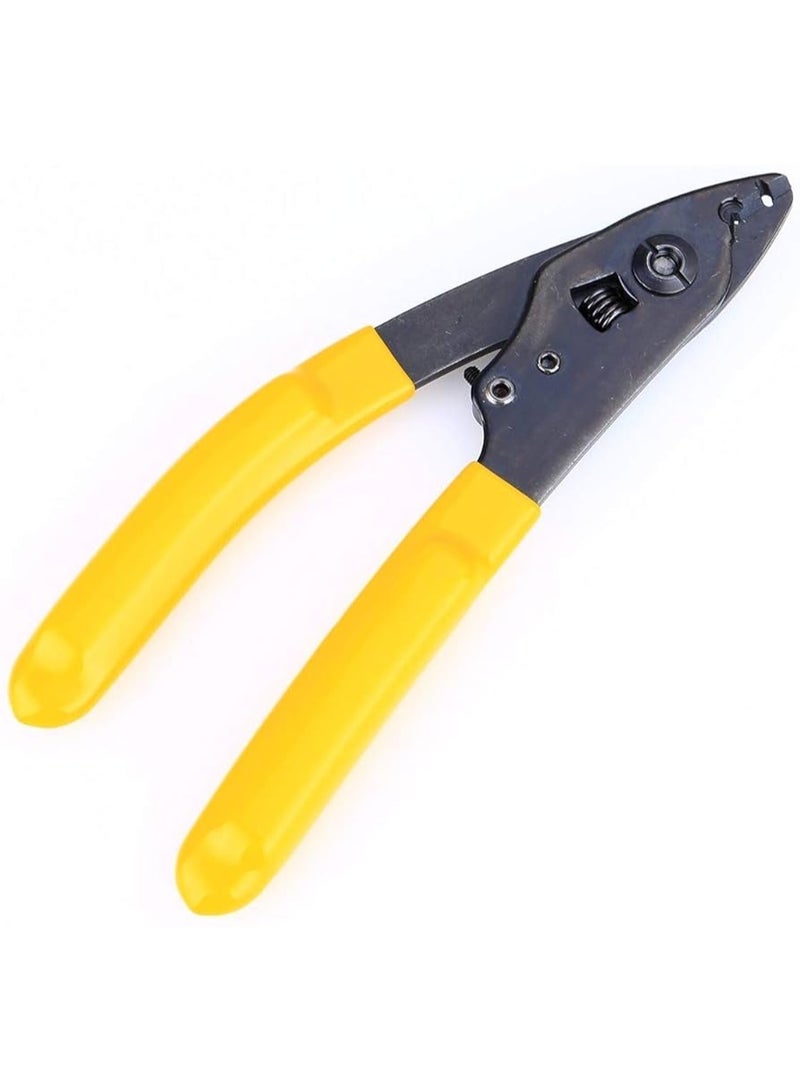 Fiber Optic Cable Stripper Professional Hand Tool Yellow Black