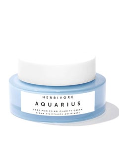 HERBIVORE HERBIVORE Aquarius Pore Purifying Clarity Cream – Daily Moisturizer with BHA to Clean Pores & Balance Oily Skin for a Soft, Matte Finish, Plant-based, Vegan, Cruelty-free, 50mL / 1.7 oz  - Image 1