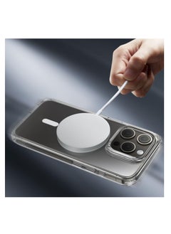 ESR ESR Classic Hybrid Case (HaloLock), Compatible with iPhone 15 Pro Max, Clear Grey  - Image 3