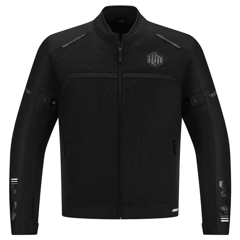 ILM Motorcycle Riding Jacket with Mesh CE Armor and Detachable Thermal Liner Dual Sport All Season for Men Model JAM1(Black, Large) - Image 2