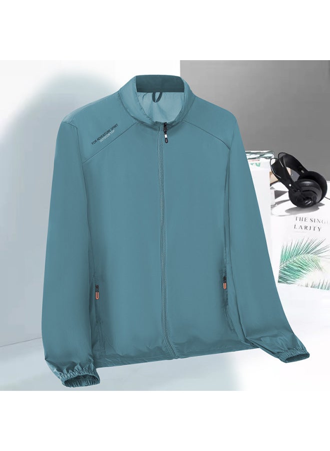 Song Feng Ya Sun Protection Clothing Men's Summer Casual Thin Breathable Ice Silk Sun Protection Clothing Outdoor Fishing Riding Quick-drying Sportswear Trendy - Image 1