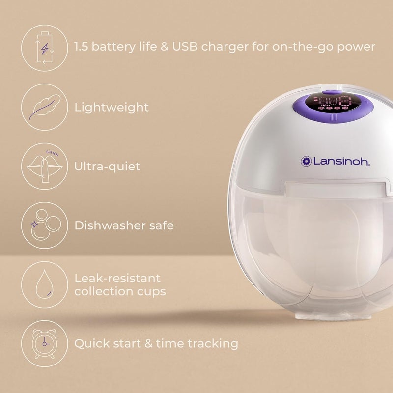 Lansinoh Discreet Duo Wearable Breast Pump - Image 3