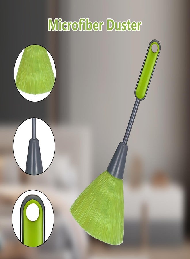 ZGGAZCA Mini Duster for Desk and Office Small Microfiber Cleaning Tool 10" Dusters for Keyboard Laptop Photo Frames and Books Handy Microfiber Duster for Quick Office - Image 3