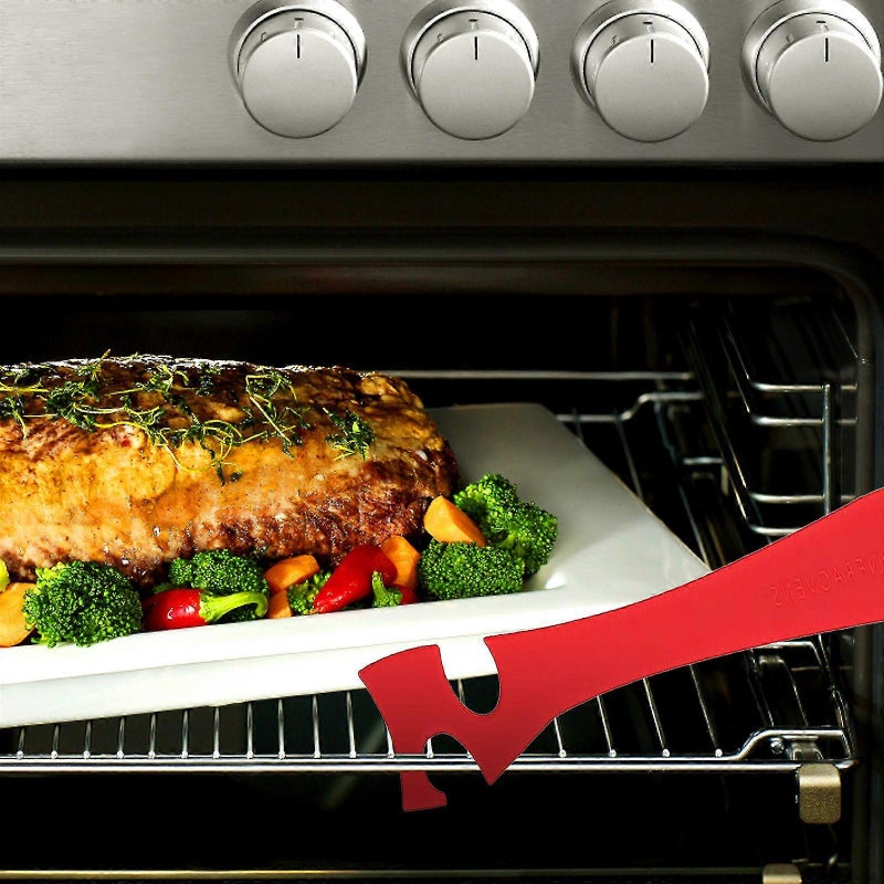 Silicone Oven Pusher Tool With Longer Handle, Ideal For Kitchen Oven, Toaster Oven, Air Fryer - Image 5