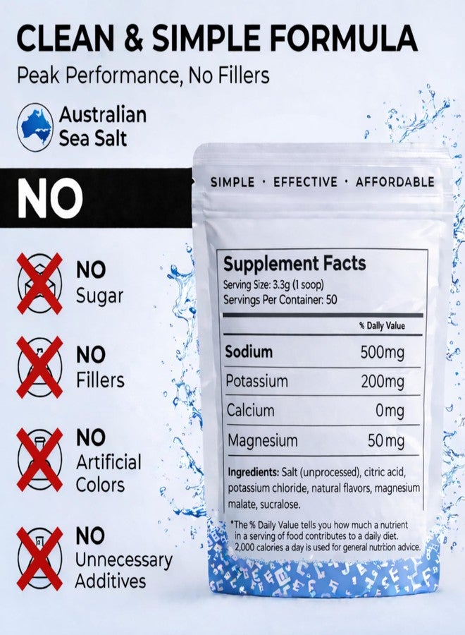 Formula 369 Electrolyte Booster Salty Watermelon 50 Servings for Daily Hydration, Exercise, Endurance Sports - Image 4