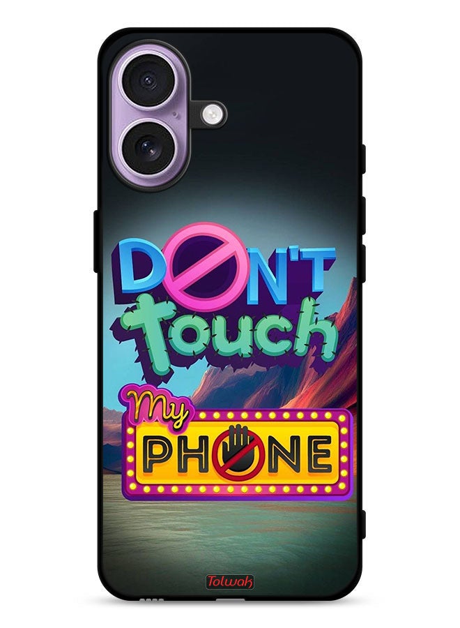 Tolwak Apple iPhone 17 Protective Case Cover Do Not Touch My Phone - Image 1