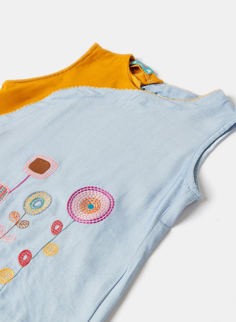 جودي ميني مطرزه envlope بلوزه - Image 4