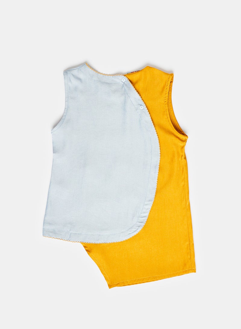 جودي ميني مطرزه envlope بلوزه - Image 3