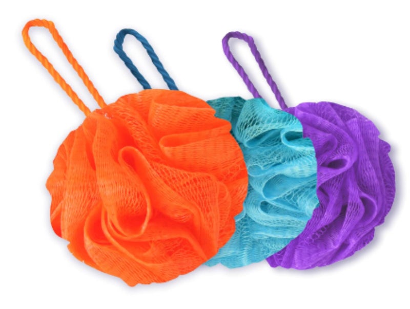 Loofah Bath Sponge for Women & Men, Body Exfoliator for Shower (mix colour) - Image 5