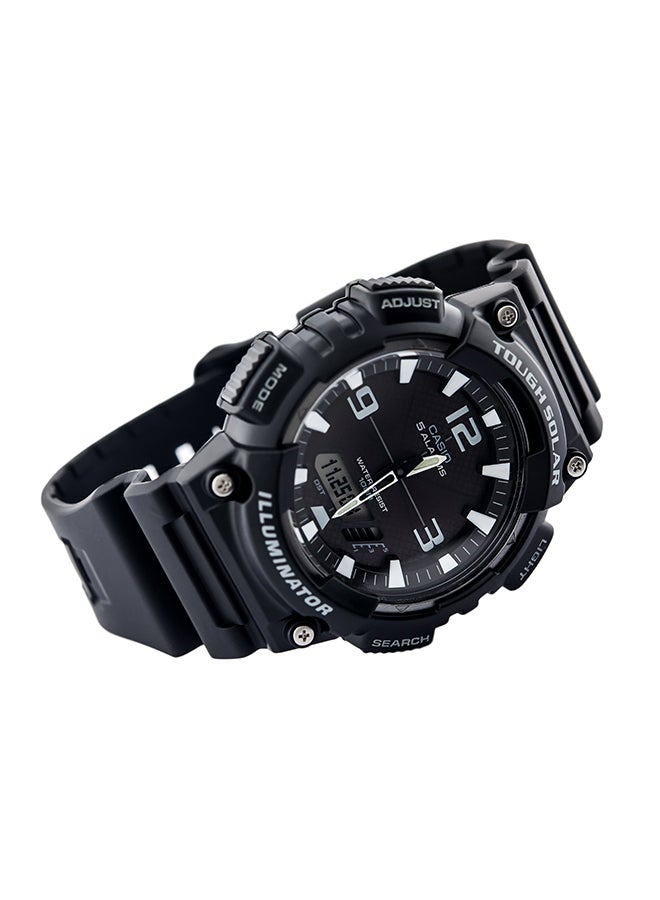CASIO Men Resin Analog & Digital Wrist Watch AQ-S810W-1AVDF - 52 mm - Black - Image 2