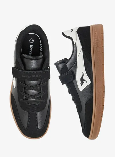 kangaROOS Women's Panelled Sneakers with Hook and Loop Closure