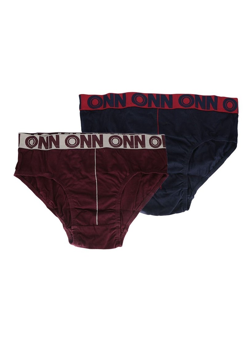 ONN - Mens Brief 2pc Cotton - Image 1