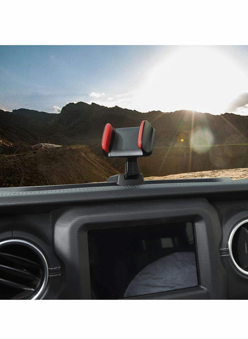 Excefore Phone Holder Storage Tray Compatible with JL Wrangler Compatible with Jeep Gladiator JT Interior Accessories - Image 4