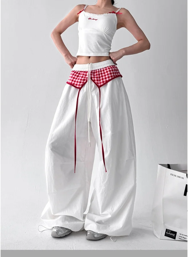 Madam Uniq Stylish Strap Design Casual Work Pants