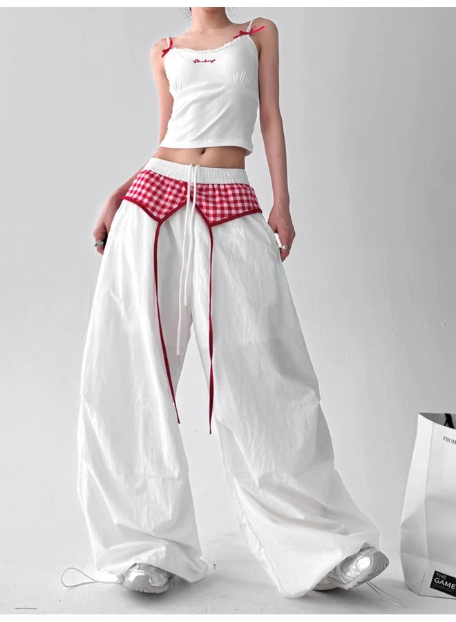 Madam Uniq Stylish Strap Design Casual Work Pants
