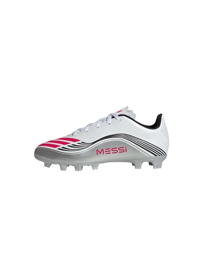 Adidas Adidas F50 Messi Club Fg/Mg J U White Football/Soccer Shoes For Kids