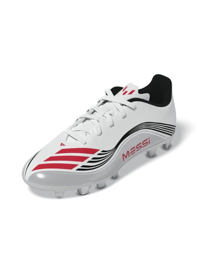Adidas F50 Messi Club Fg/Mg J U White Football/Soccer Shoes For Kids - Image 1