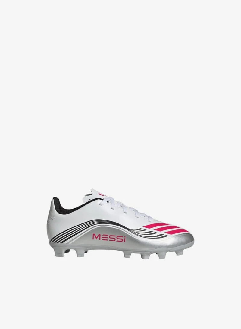 اديداس F50 Messi Club Fg/Mg J U White Football/Soccer Shoes For Kids