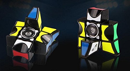 Cuberspeed Fidget Spinners Cube QY Toys 1x3x3 Super Floppy Black Magic Cube Fidget Spinners Cube 3x3x1 Speed Cube Anti-Anxiety Fidget Toys - Image 5