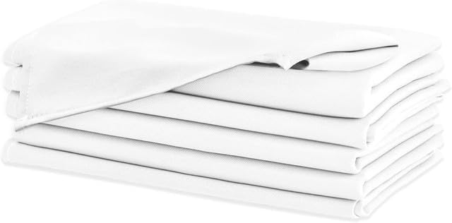 uniformer Table Napkins | Soft & Durable | Elegant Design for Dining | Perfect for Home, Weddings, Parties, & Events | Machine Washable | Durable & Stylish | Size 20x20 inches (White_Pack of 24) - Image 3
