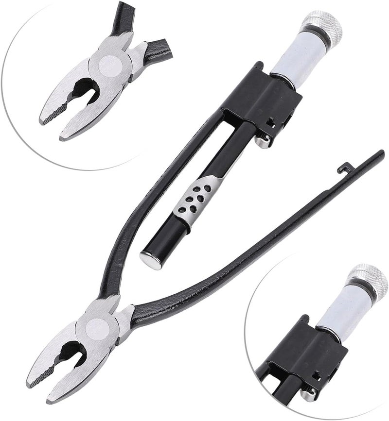 【Title】11 Inch Security Wire Rotary Pliers Chrome Vanadium Steel for Aircraft Machinery - Image 1