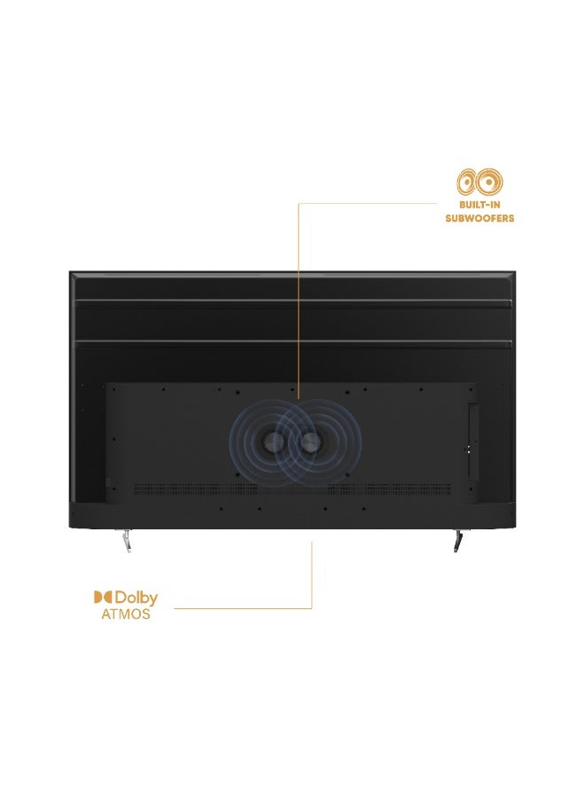 GOTO Home 75 Inch Smart TV | QD-miniLED | Frameless | 4K UHD | 120Hz Game Booster Mode | Official Google TV | Quad-Core Processor | 20W Built-In Subwoofer | Voice Control | 2.4/5GHz WiFi | Chromecast - Image 4