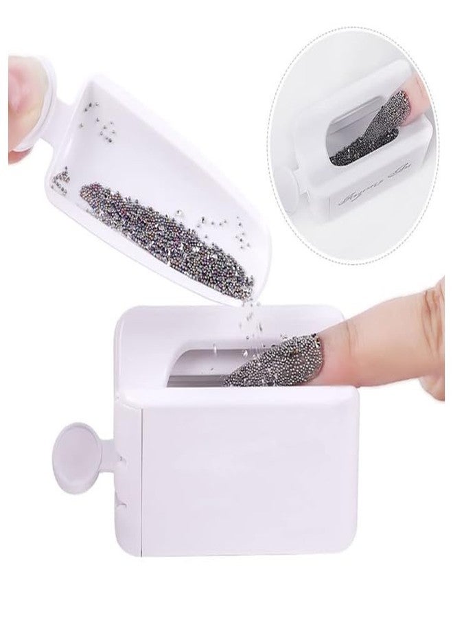 Nail Glitter Powder Recycling Storage Box Nail Art Dipping Powder Collection Tray Plastic Case Manicure Equipment Tools - Image 2