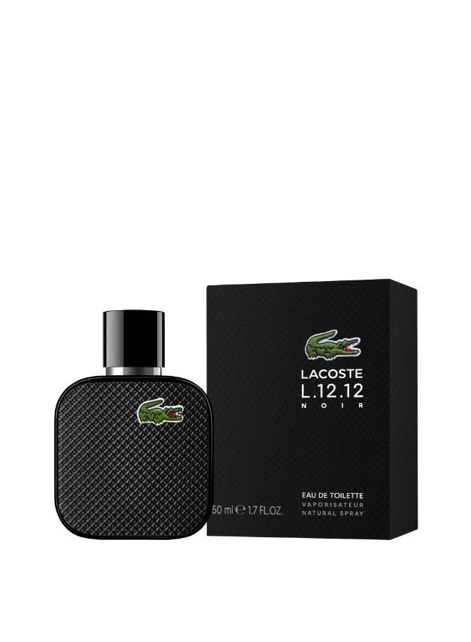 LACOSTE L1212 Noir Eau De Toilette, 50ml