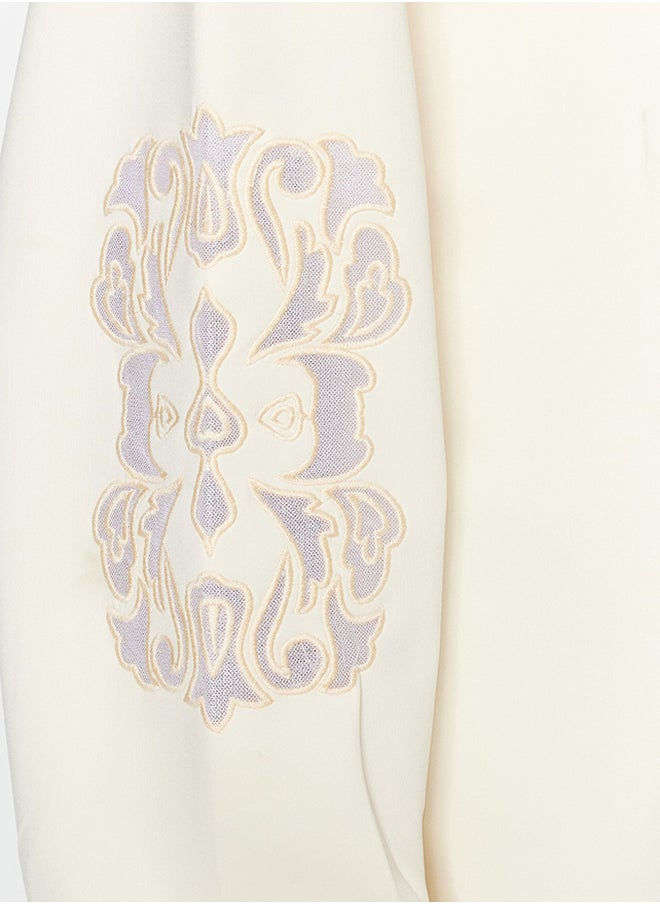 Ecru Sleeve Embroidery Detail Scuba Knitted Sweatshirt TCTSS23UK00042 - pzsku/ZAD30AE4C6F8AFB607F72Z/45/_/1730940954/a852b31e-1c47-4e1e-9d3f-437aecee4d43
