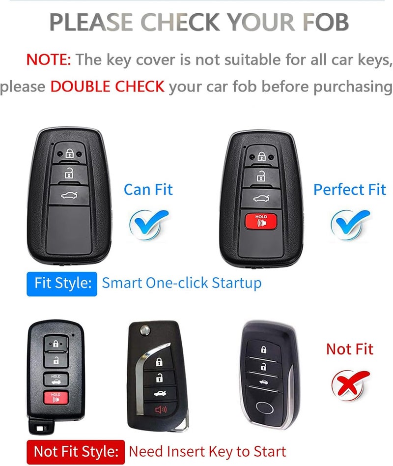 OFFCURVE Pink Key Fob Cover for Toyota - Image 2