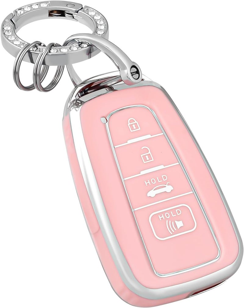 OFFCURVE Pink Key Fob Cover for Toyota - Image 1