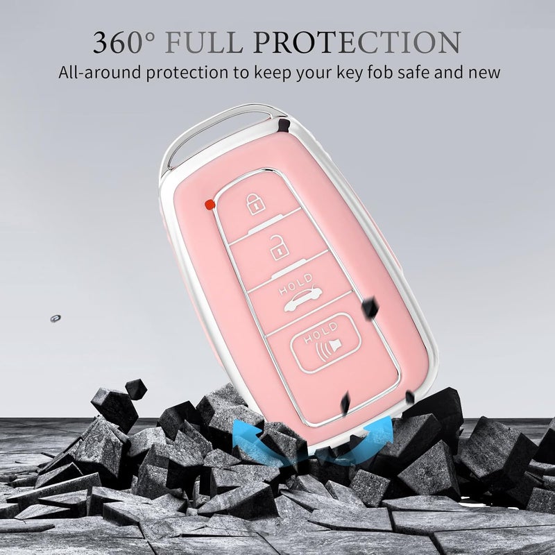 OFFCURVE Pink Key Fob Cover for Toyota - Image 4