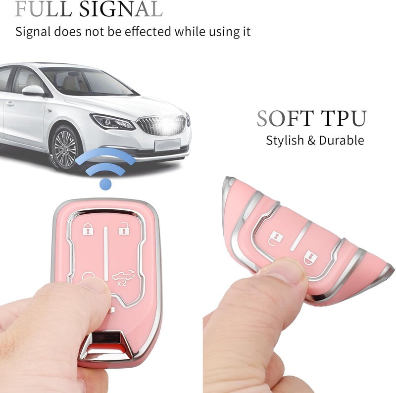 OFFCURVE Pink Key Fob Cover for Toyota - Image 5