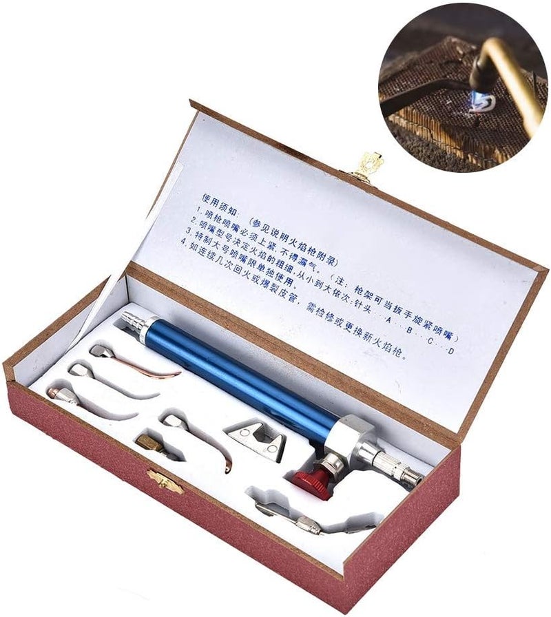 klarako Soldering Gun Kit,Oxygen Torch Jewelry Torch Welding Soldering Gun, With 5 Tips For Oxygen Cylinders,Jewelry Welding Processing Tool - Image 4