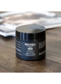 Brickell Men's Products Hair Styling Clay Pomade For Men, Natural & Organic with Strong Hold & Matte Finish, Product for Modern Hairstyles, 2 Ounces, Scented  - Image 4