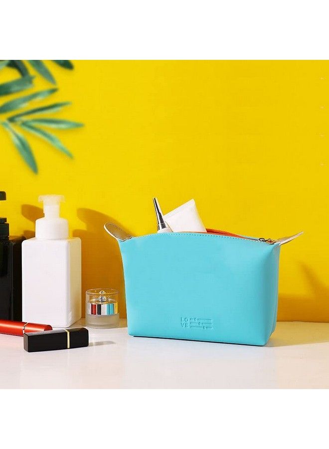 VEHTRI Dumpling Shape Zipper Closure Mini Cosmetic Bagpuleather Waterproof Women - Image 4