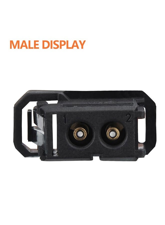 Mellbree 2Pcs Fiber Optic Loop, Female and Male Fiber Optic Bypass Loop Adapter Connector Diagnostic Device Tool Compatible for Benz Audi Mercedes BMW VW Porsche Most Optical System - Image 5