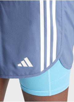 Adidas 2In1 Own The Run 3 Stripes Shorts  - Image 4
