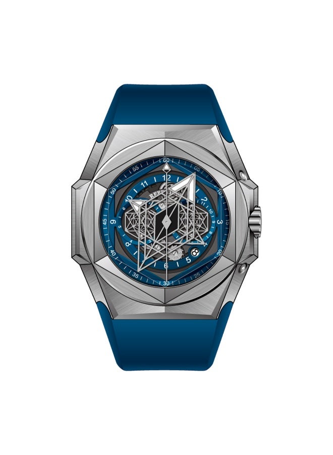 REEF TIGER fully automatic mechanical watch men's fashion trend waterproof night light large dial watch - Image 1