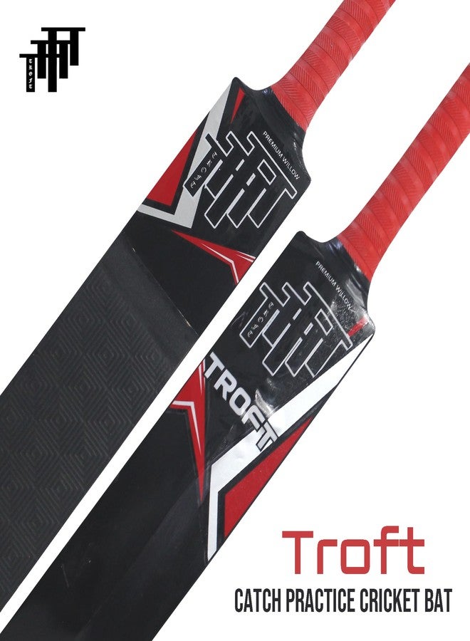 Troft Kashmir Willow Catch Practice Cricket Bat - Pack of 1 - Image 3