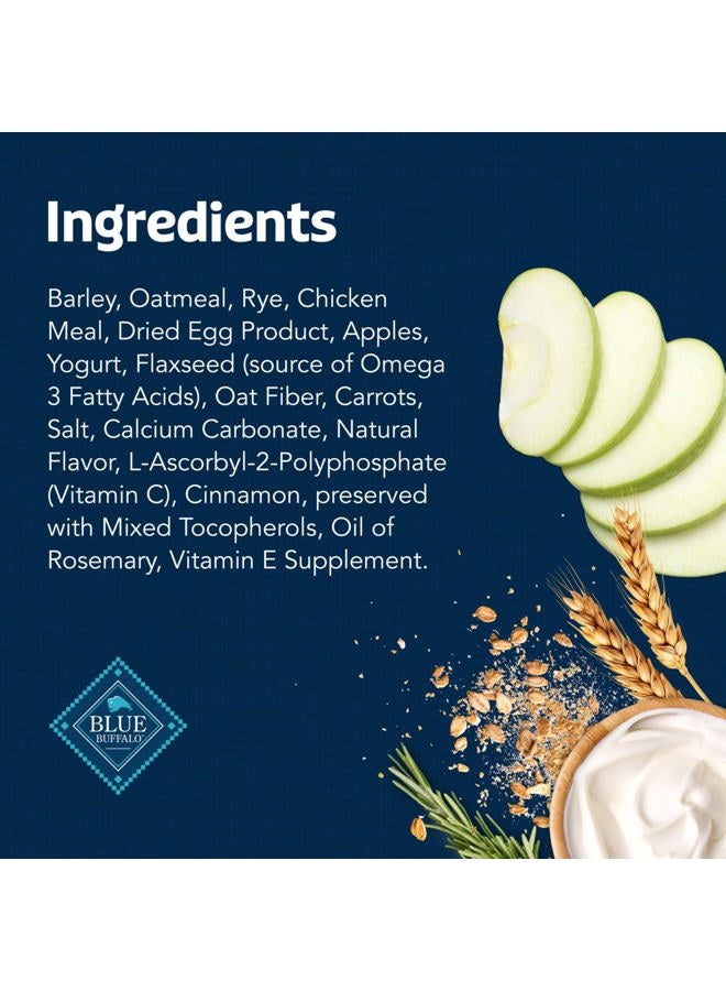 Blue Buffalo بسكويت الكلاب المقرمشة الصحية، مخبوزة في الفرن بمكونات طبيعية، تفاح وزبادي، 16 أونصة - Image 5
