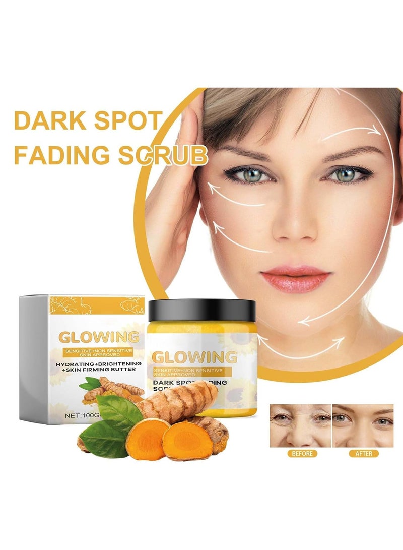 EELHOE 3 in 1 Skin Care Set, Turmeric Combo Skincare, Turmeric Skin Care Set, Glow Combo Face Wash | Natural Peeling & Hydration - Image 3