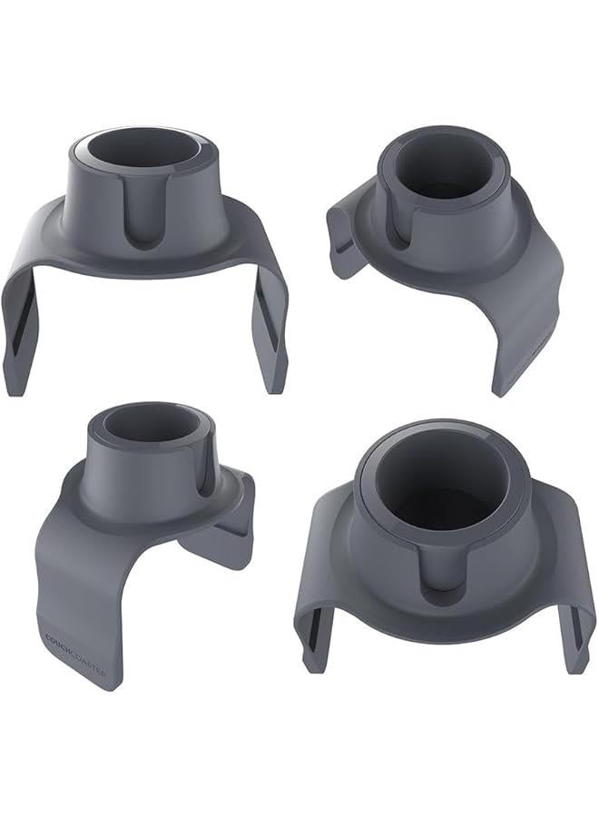 HOOKOR Armrest Couch Cup Holder – A Weighted, Silicone, Anti Slip Coaster Stops Spills On Your Sofa, Arm Chair Or Recliner and Keeps Drinks Within Reach (Grey) - Image 1