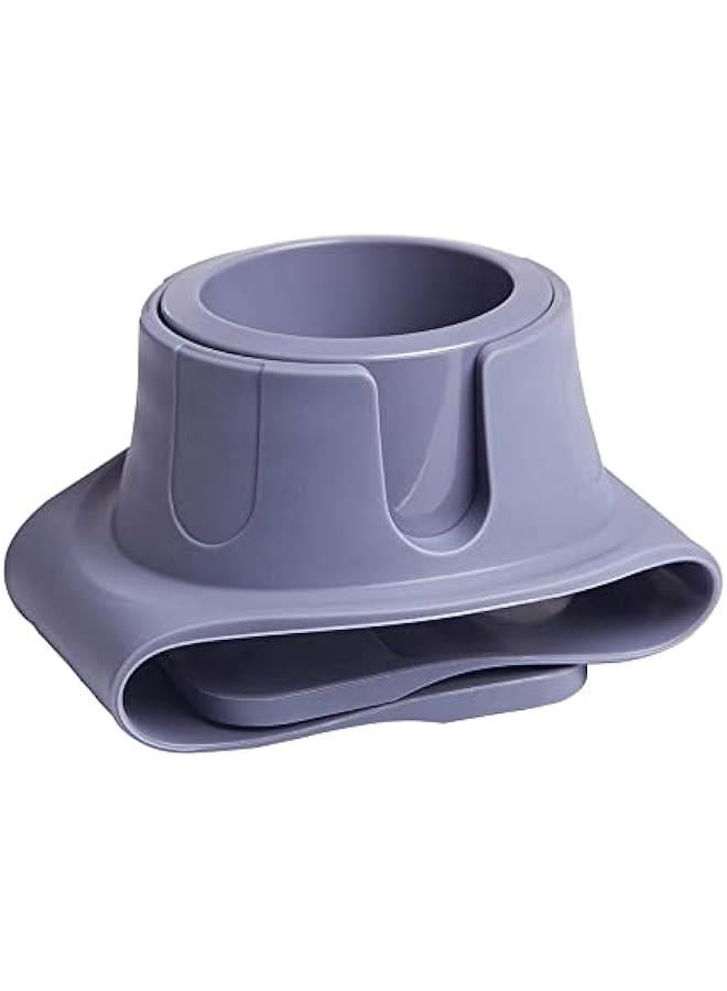 HOOKOR Armrest Couch Cup Holder – A Weighted, Silicone, Anti Slip Coaster Stops Spills On Your Sofa, Arm Chair Or Recliner and Keeps Drinks Within Reach (Grey) - Image 3